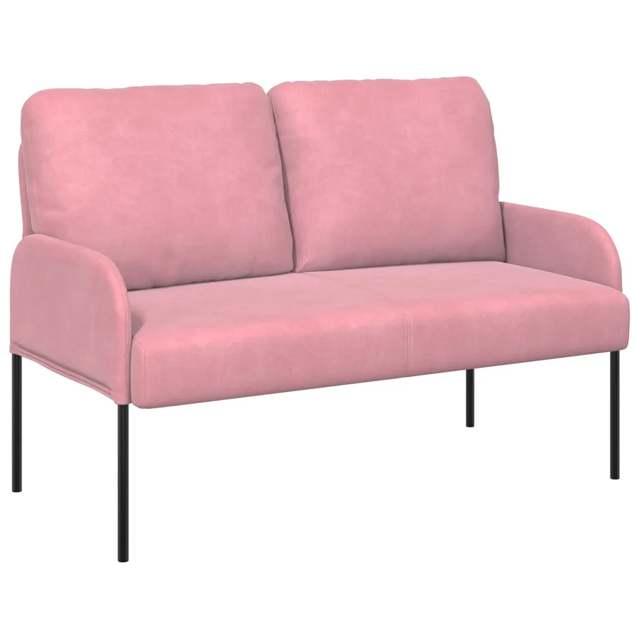 Ensembles de canapés 3 pcs Rose 115 x 56 x 80 cm Contreplaqué - 5