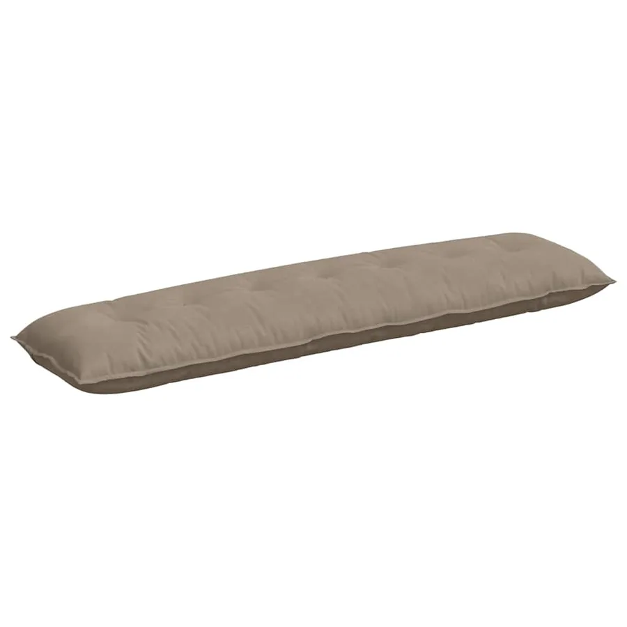 Coussin de Dos Taupe 200 x 50 cm Tissu en microfibre - 2