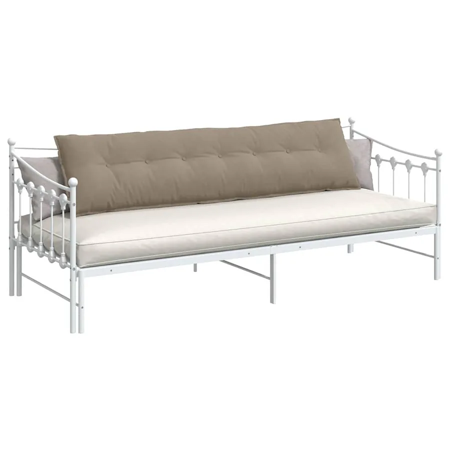 Coussin de Dos Taupe 200 x 50 cm Tissu en microfibre - 3
