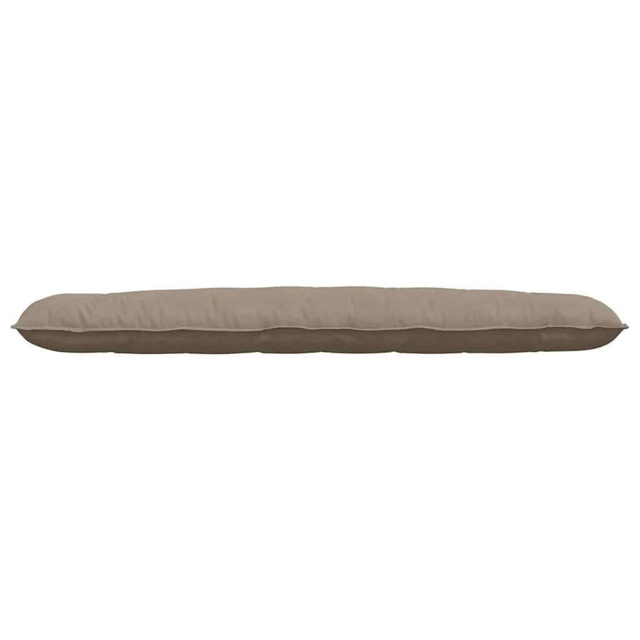 Coussin de Dos Taupe 200 x 50 cm Tissu en microfibre - 5