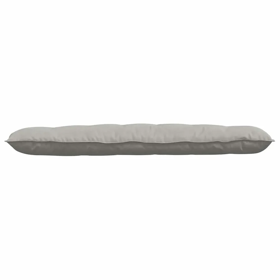 Coussin de Dos Gris clair 160 x 50 cm Tissu en microfibre - 5