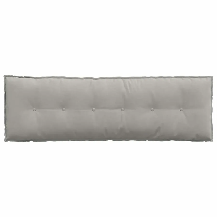 Coussin de Dos Gris clair 160 x 50 cm Tissu en microfibre - 6