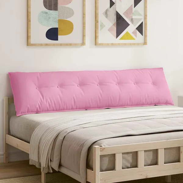 Coussin de Dos Rose 200 x 19 x 50 cm tissu
