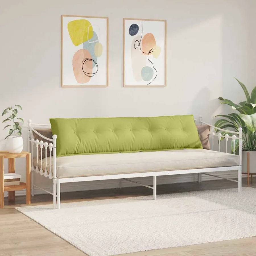 Coussin de Dos Vert clair 200 x 19 x 50 cm tissu - 4