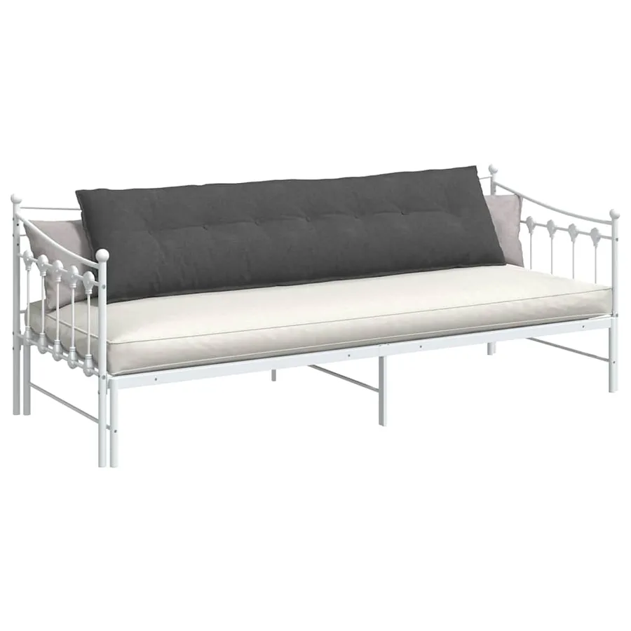 Coussin de Dos Gris foncé 200 x 50 cm Tissu en velours côtelé - 3