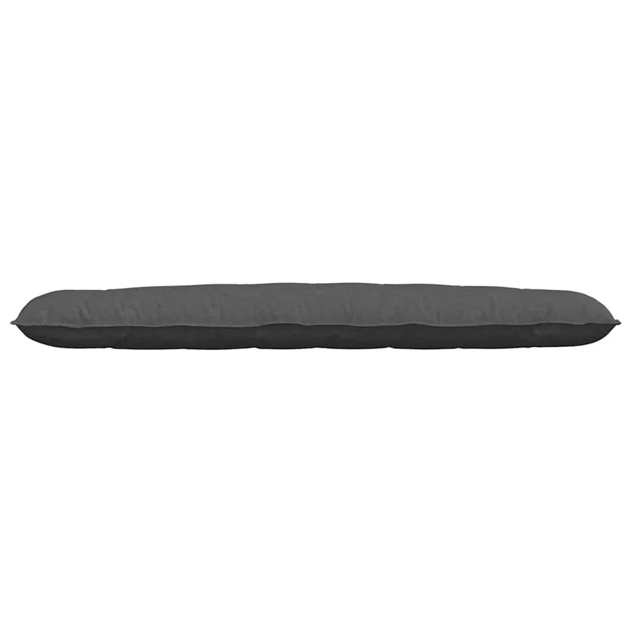 Coussin de Dos Gris foncé 200 x 50 cm Tissu en velours côtelé - 5