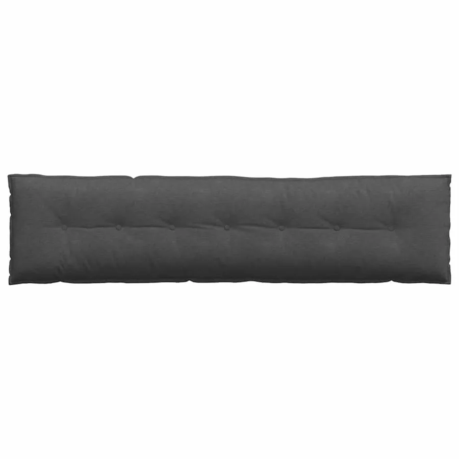Coussin de Dos Gris foncé 200 x 50 cm Tissu en velours côtelé - 6