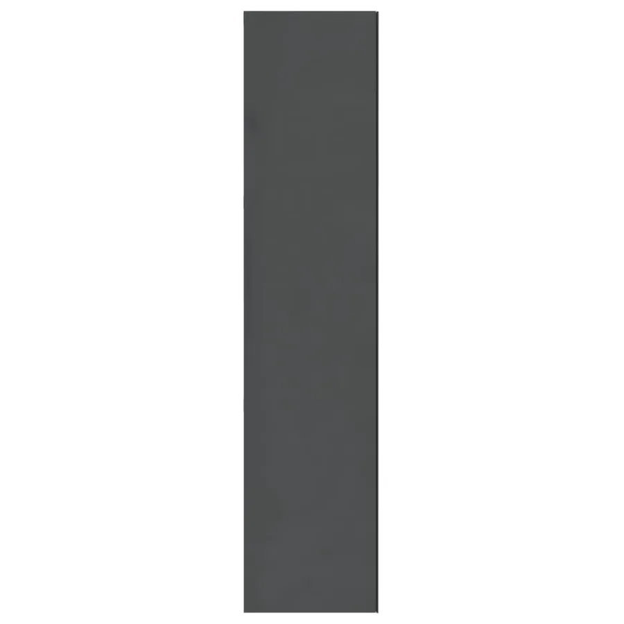 Armoire à miroir de salle de bain 60x15x75 cm MDF Gris brillant - 6