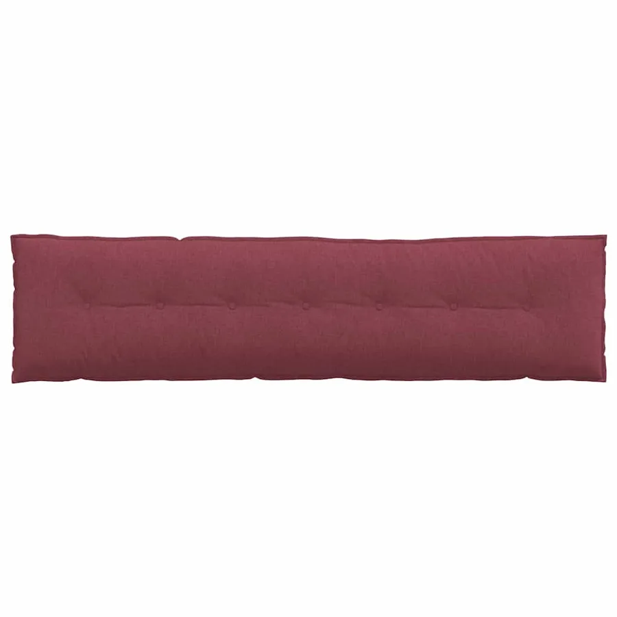 Coussin de Dos Bordeaux 200 x 19 x 50 cm tissu - 6