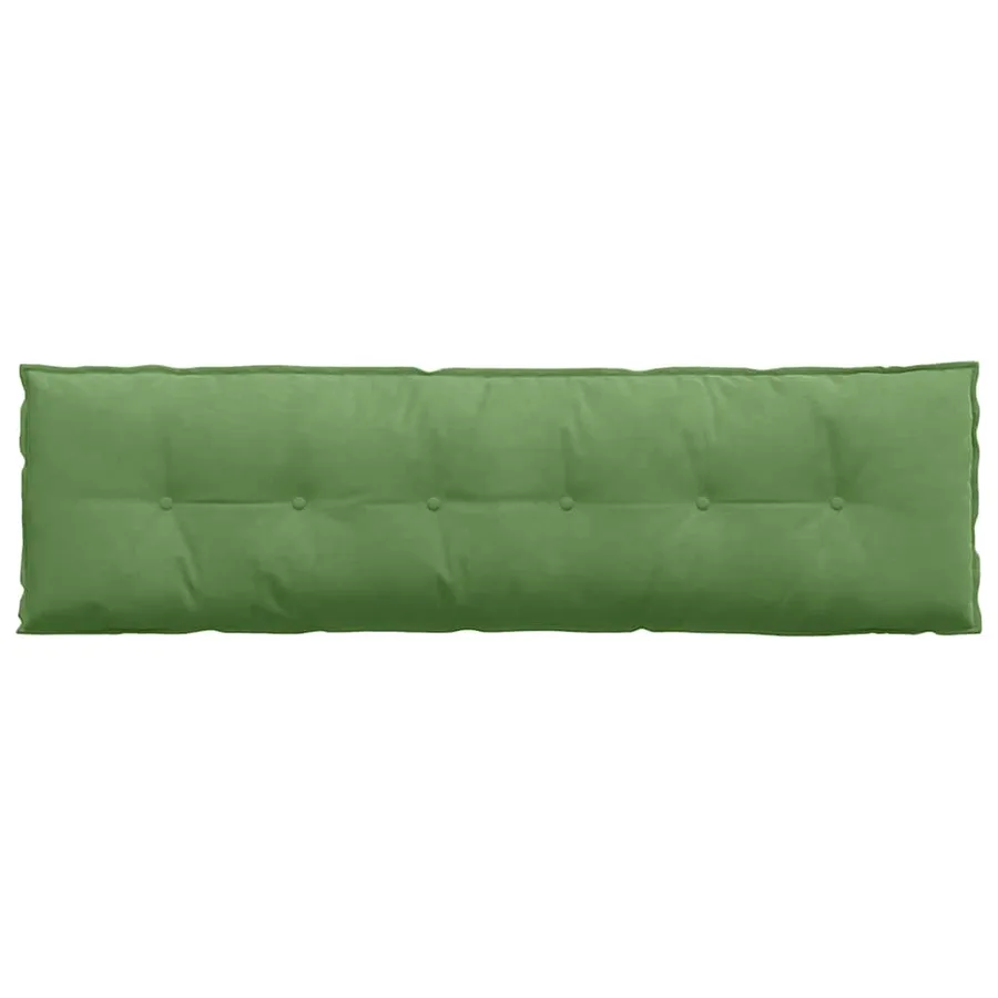 Coussin de Dos Vert clair 180 x 50 cm Tissu en velours côtelé - 6