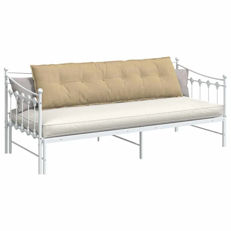 Coussin de Dos Vert gris 180 x 50 cm Tissu en velours côtelé - 3