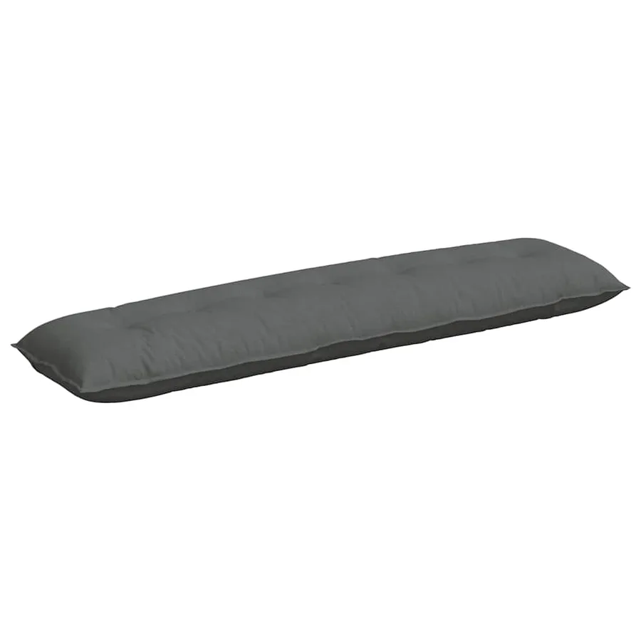 Coussin de Dos Gris foncé 200 x 19 x 50 cm tissu - 2