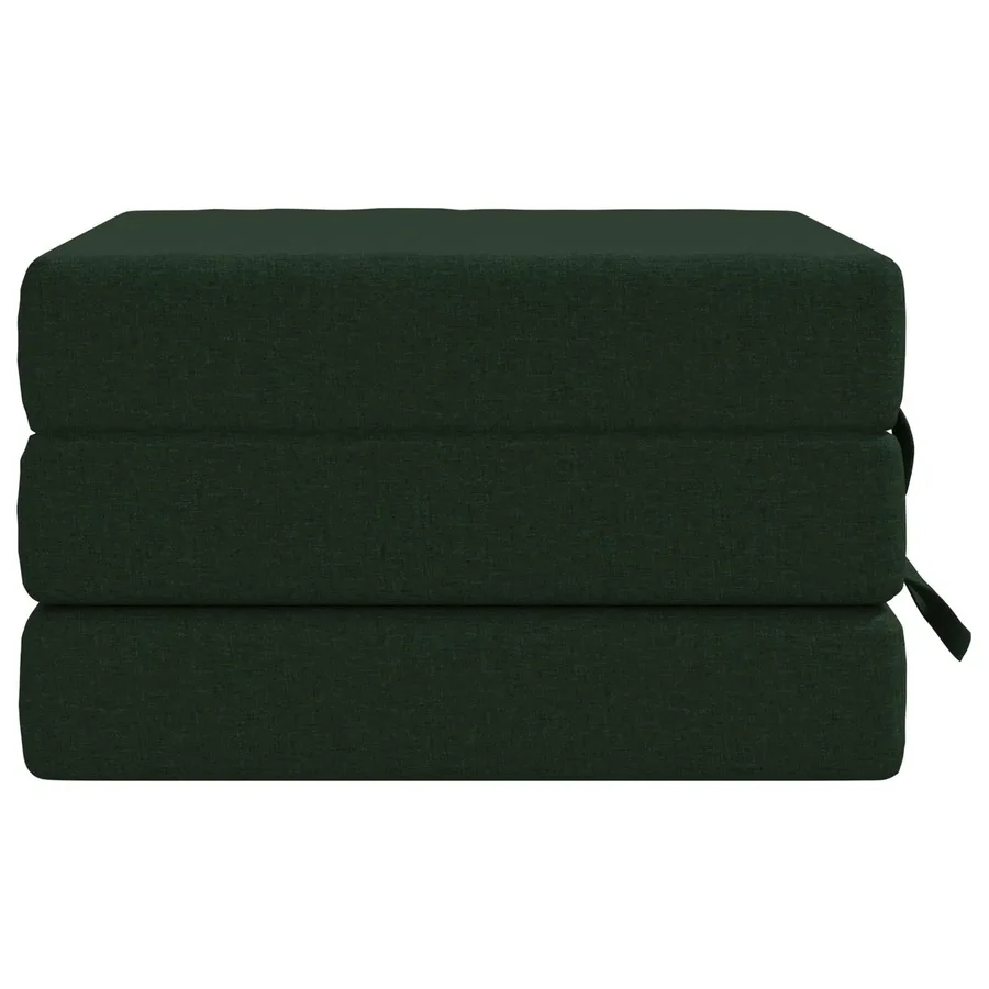 Canapé-lit pliable 90 x 67 x 45 cm Vert foncé - 4