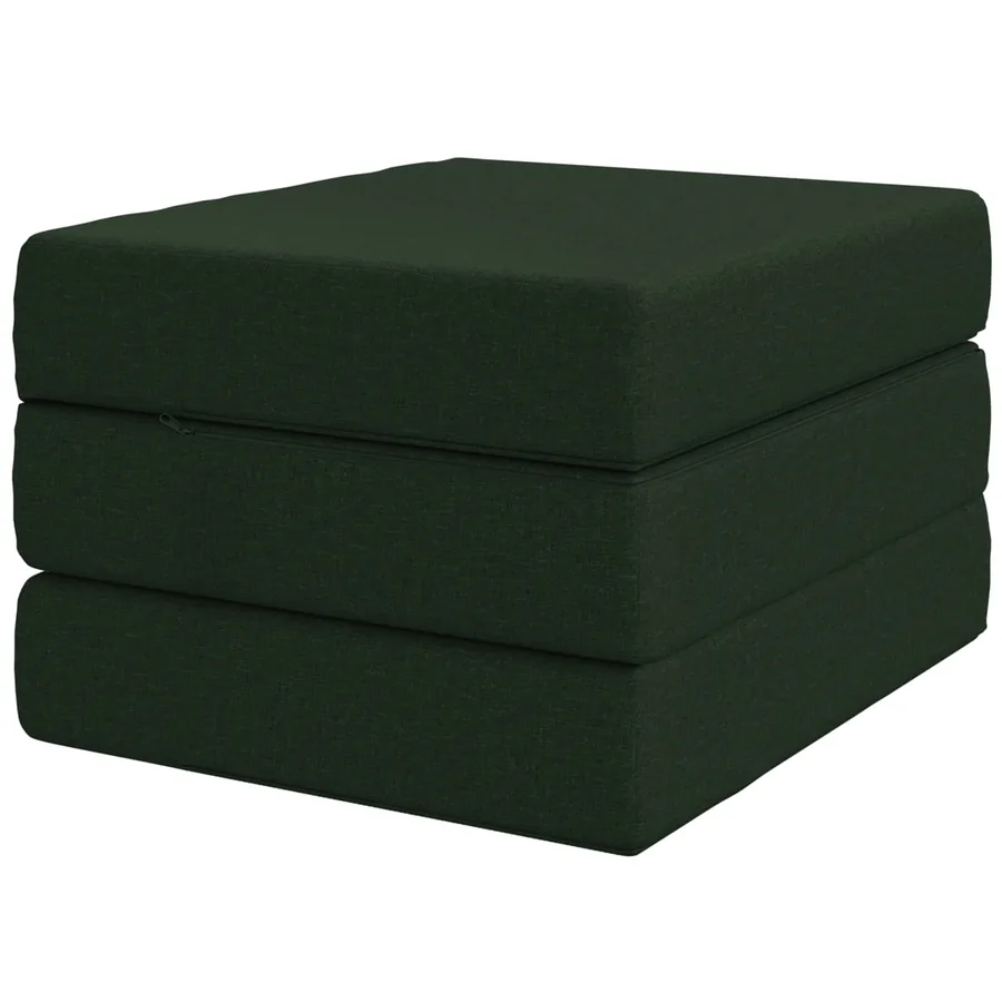 Canapé-lit pliable 90 x 67 x 45 cm Vert foncé - 5