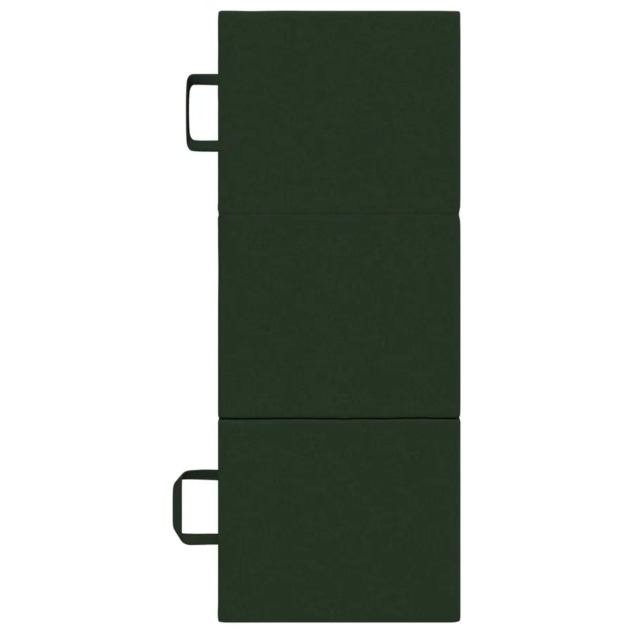 Canapé-lit pliable 90 x 67 x 45 cm Vert foncé - 6