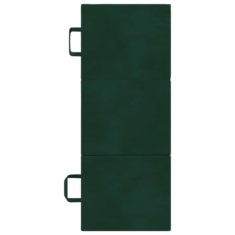 Canapé-lit pliable 75 x 63 x 45 cm Vert foncé - 6