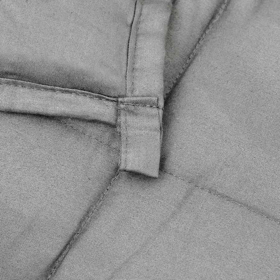 Couverture lestée Gris 220x235 cm 11 kg Tissu - 5