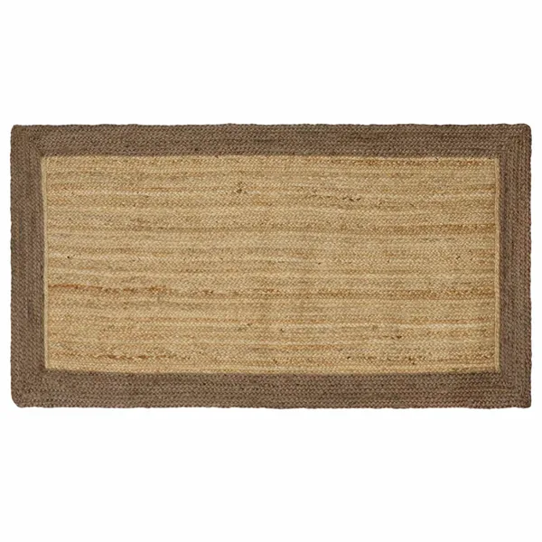 Tapis de surface Gris 80 x 150 cm Jute