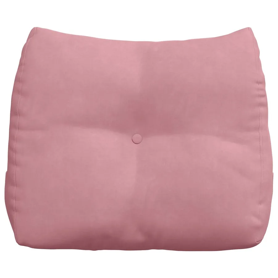 Coussin de Dos Rose 60 x 24 x 50 cm Velours - 6