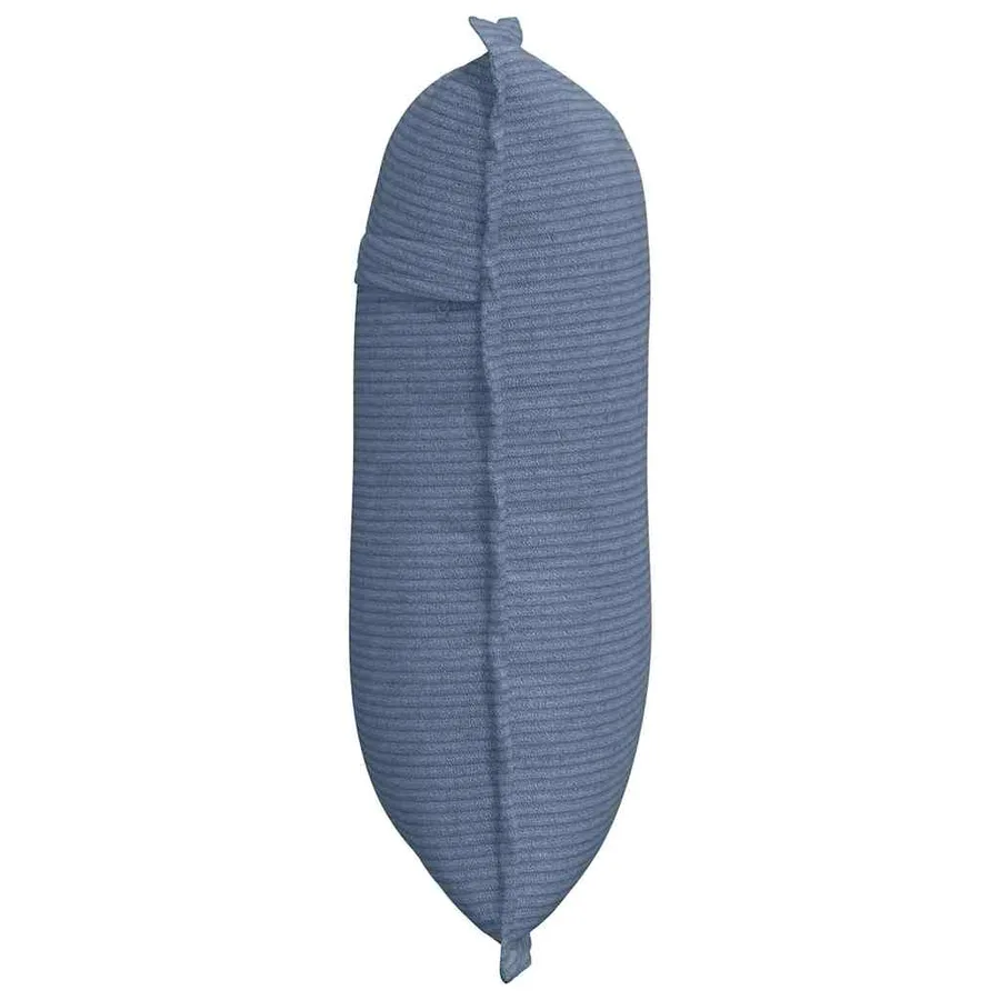 Coussin de Dos Bleu 50 x 45 cm Tissu en velours côtelé - 6