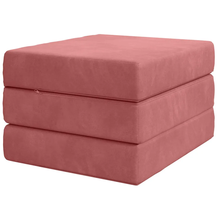 Canapé-lit pliable 75 x 67 x 45 cm Rose - 5