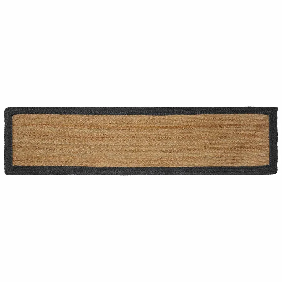 Tapis de surface Gris foncé 60 x 300 cm Jute