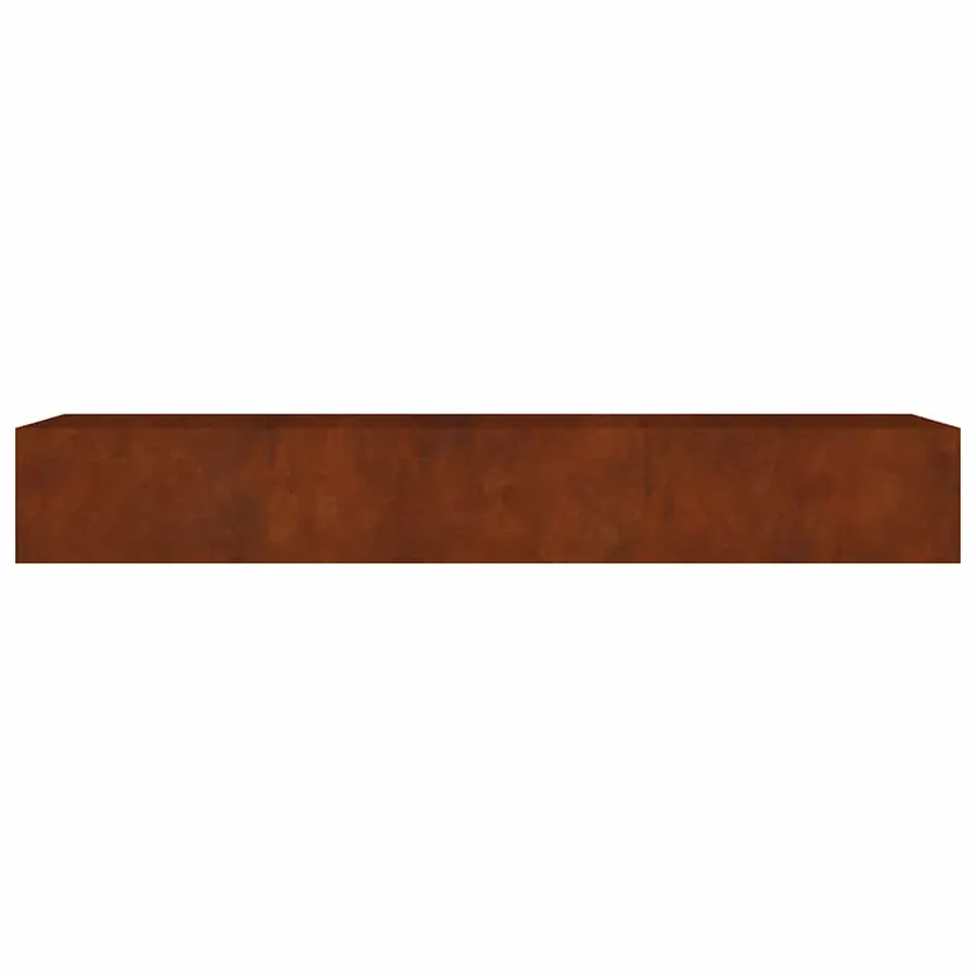 Lit surélevé de jardin 280x80x40 cm acier corten - 4