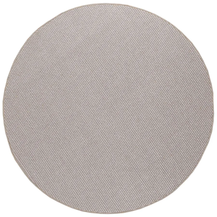 Tapis de surface Rond LUGO Taupe Ø 160 CM Polyester - 2