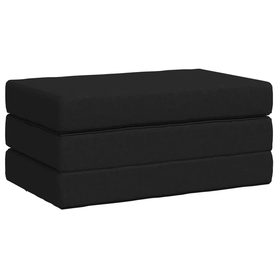 Canapé-lit pliable 100 x 67 x 45 cm Noir - 3