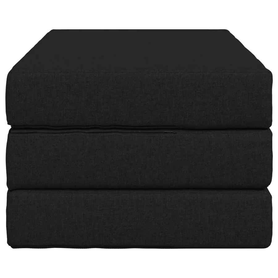 Canapé-lit pliable 100 x 67 x 45 cm Noir - 4