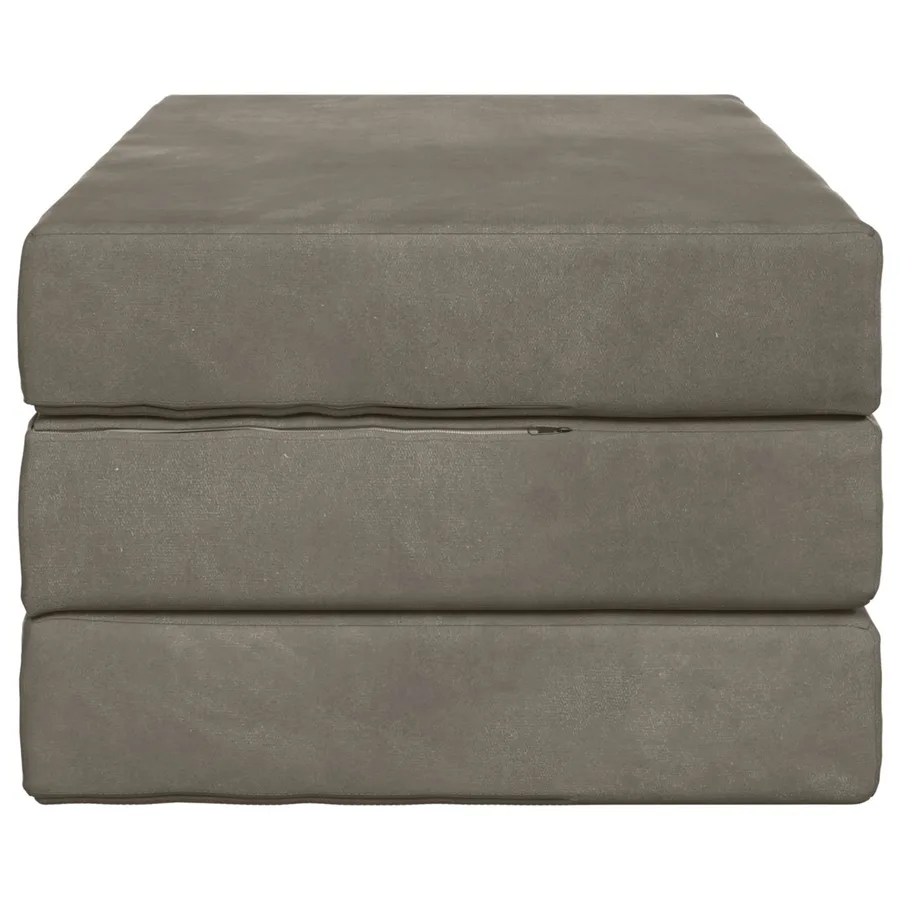 Canapé-lit pliable 80 x 67 x 45 cm Gris clair - 4