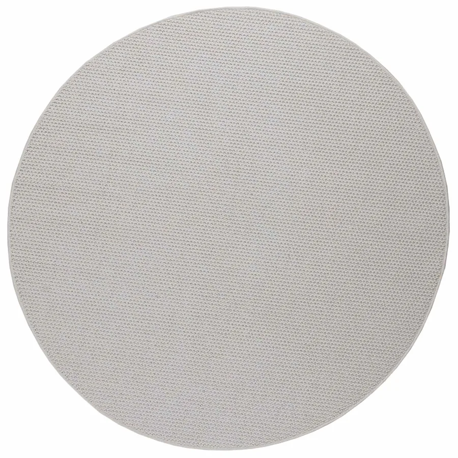 Tapis de surface Rond LUGO Crème Ø 160 CM Polyester - 2