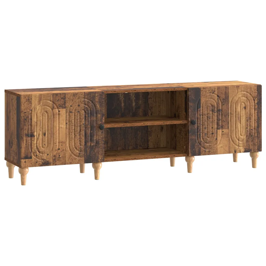 Meuble TV Bois ancien 150 x 31 x 50 cm Bois d'ingénierie - 2