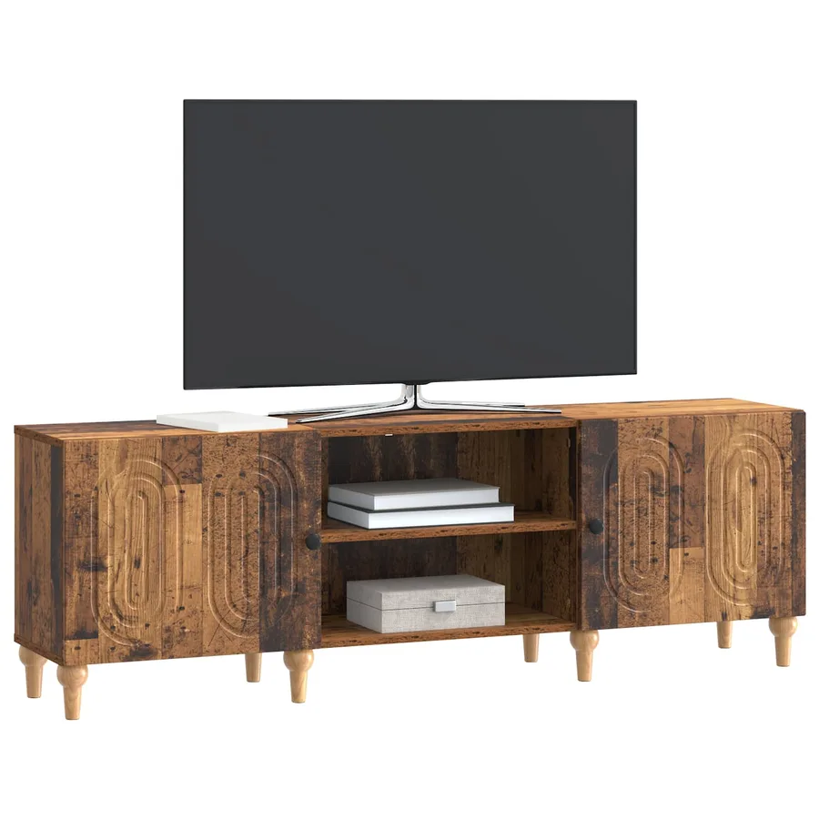 Meuble TV Bois ancien 150 x 31 x 50 cm Bois d'ingénierie - 3