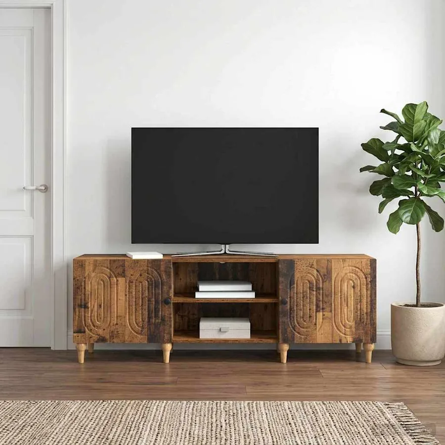 Meuble TV Bois ancien 150 x 31 x 50 cm Bois d'ingénierie - 4
