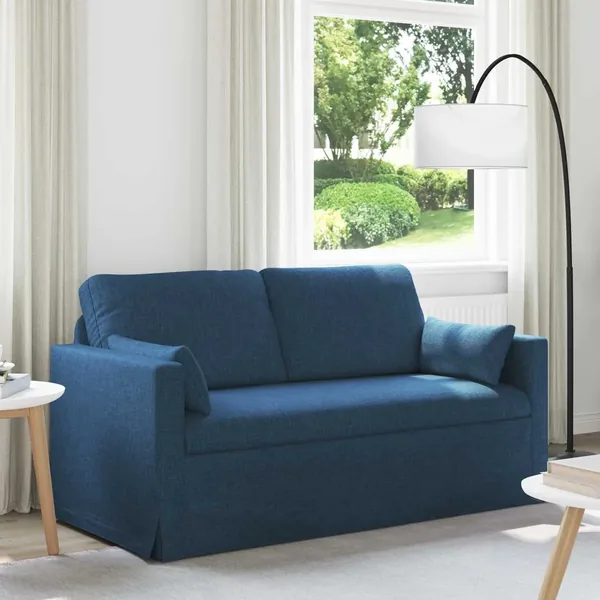 Canapé Bleu 158 x 78 x 80 cm tissu