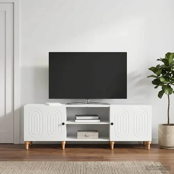 Meuble TV Blanc 150 x 31 x 50 cm Bois d'ingénierie
