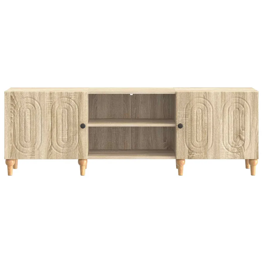 Meuble TV Chêne Sonoma 150 x 31 x 50 cm Bois d'ingénierie - 6