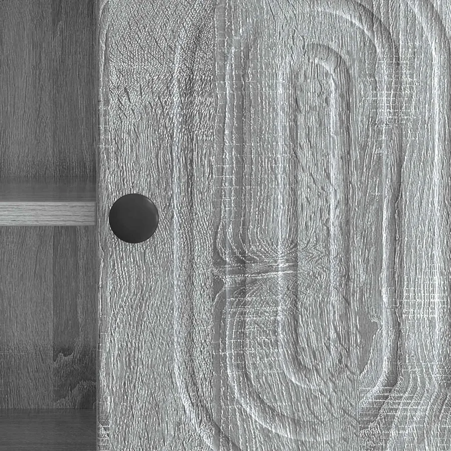 Meuble TV Sonoma gris 150 x 31 x 50 cm Bois d'ingénierie - 10