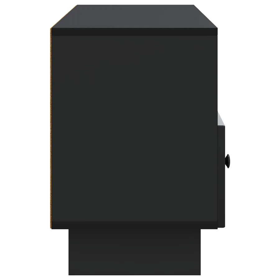 Meuble TV avec tiroir Noir 102 x 34,5 x 50 cm Bois d'ingénierie - 7