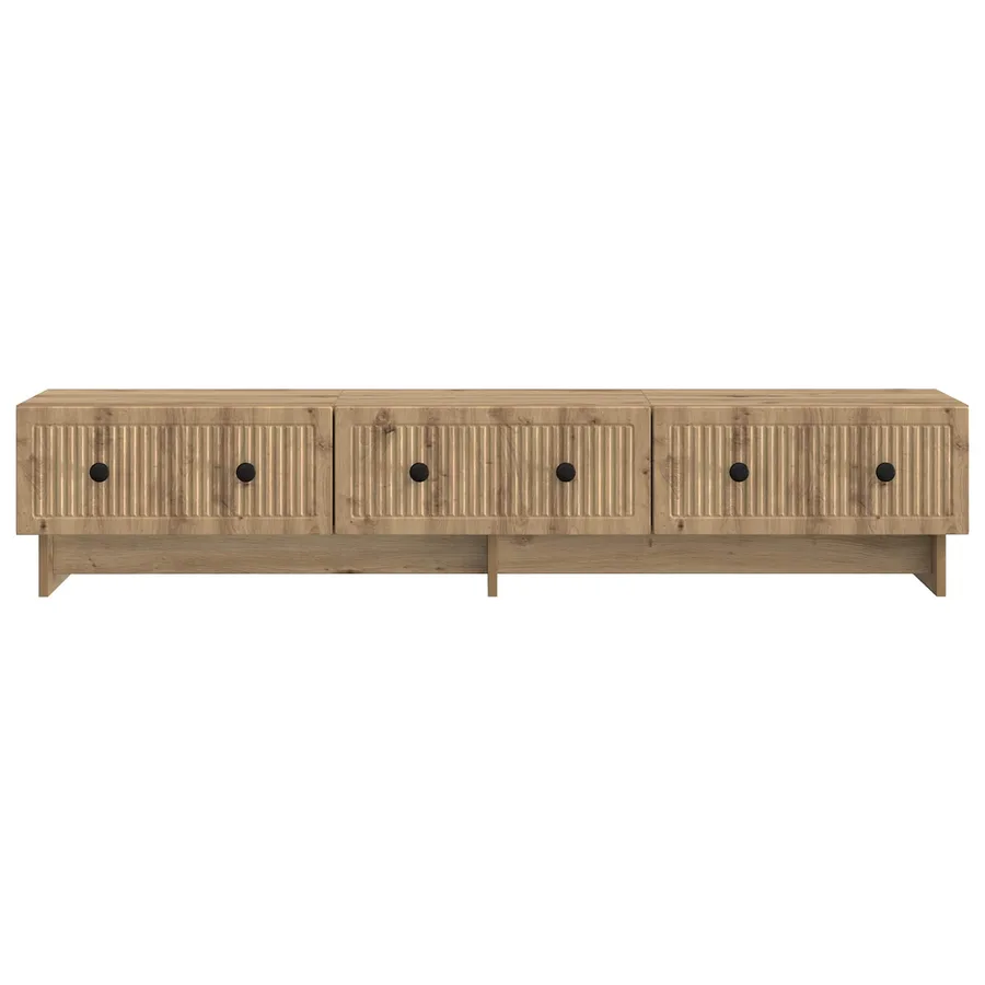 Meuble TV 147 x 34,5 x 30 cm Chêne artisanal Bois d'ingénierie - 6