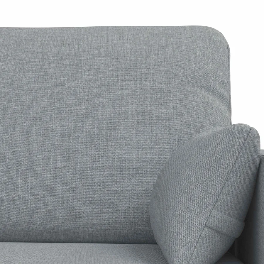 Ensemble de Canapés 2 pcs Gris clair 198 x 78 x 80 cm tissu - 6