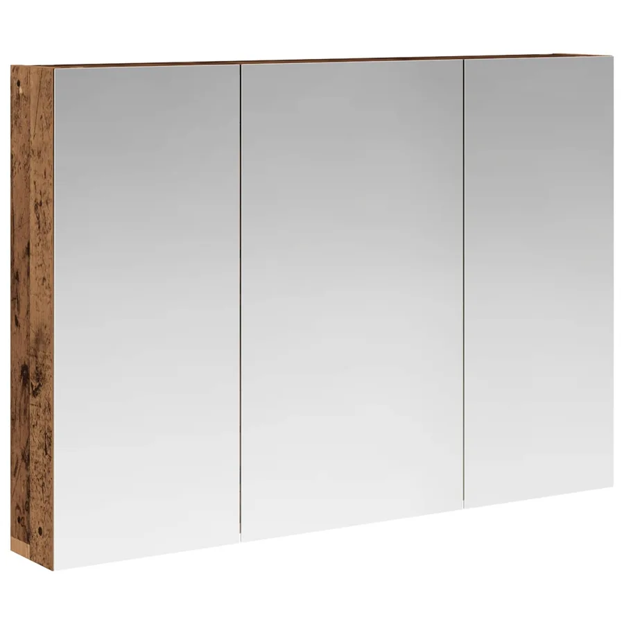 Armoire Miroir de Salle de Bain Bois ancien 100 x 14,5 x 70 cm - 2