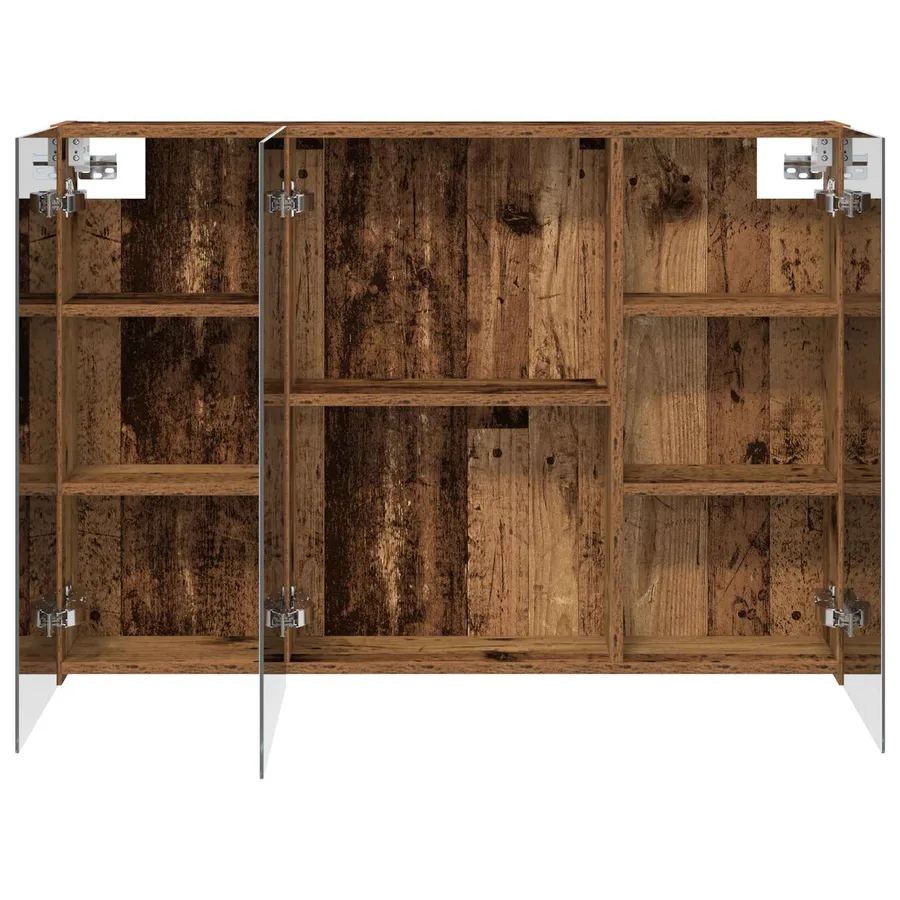 Armoire Miroir de Salle de Bain Bois ancien 100 x 14,5 x 70 cm - 6