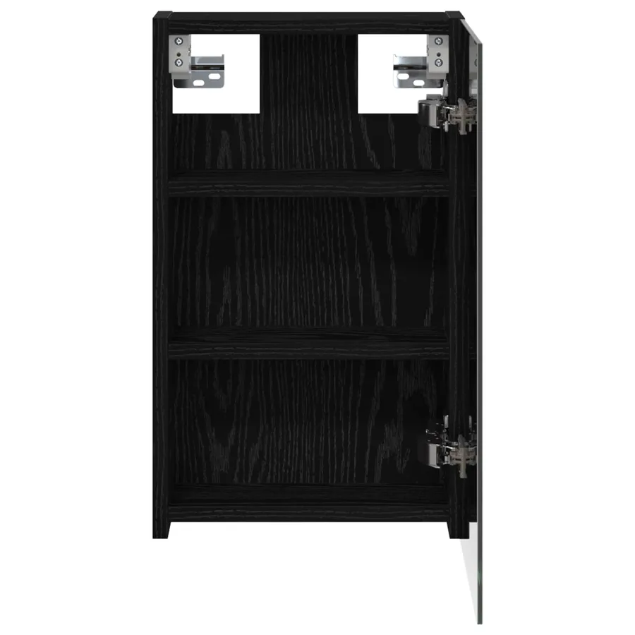Armoire Miroir de Salle de Bain Chêne noir 30 x 10,5 x 50 cm - 6