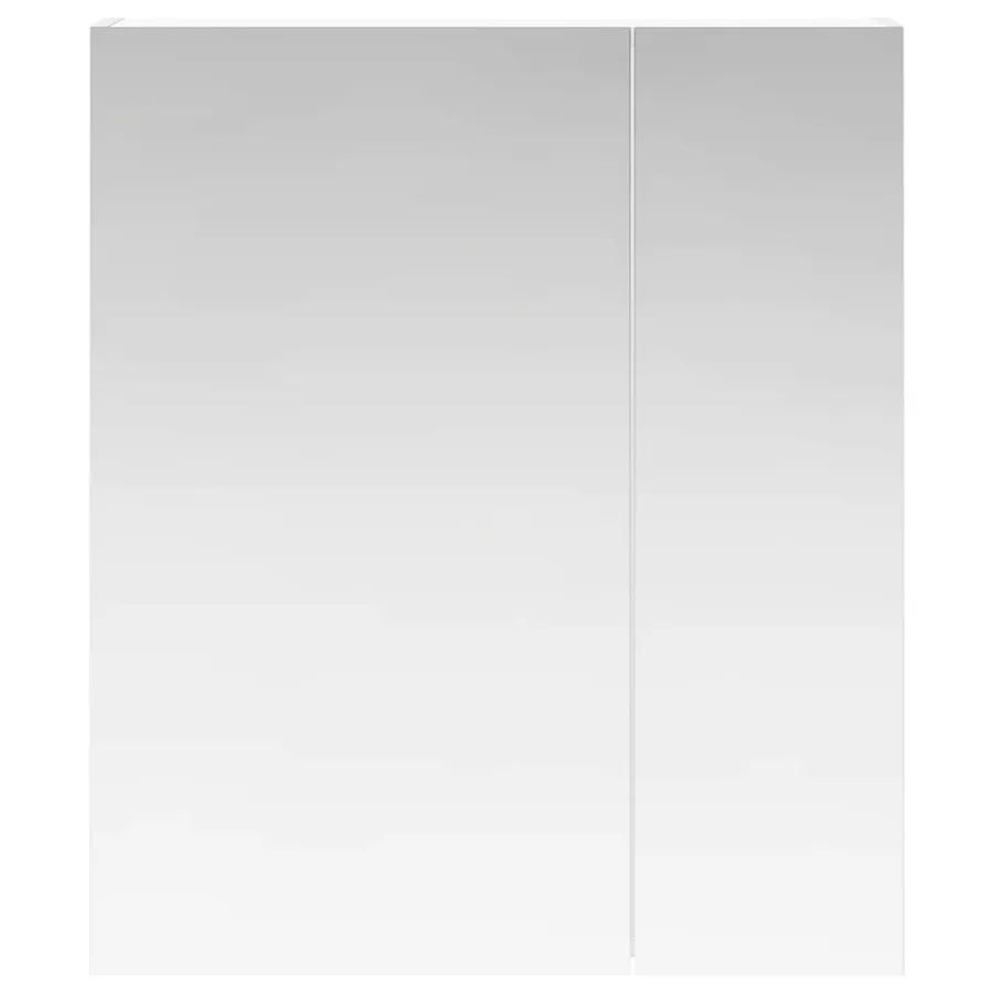 Armoire Miroir de Salle de Bain Blanc 60 x 14,5 x 70 cm - 5
