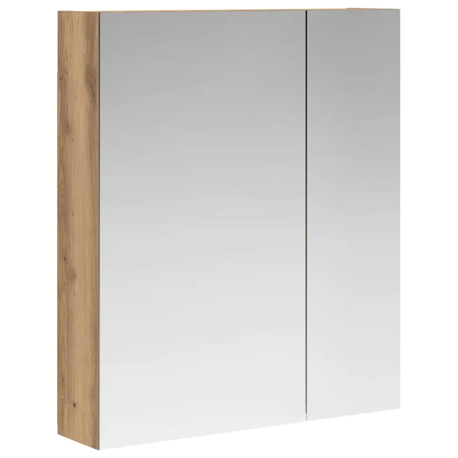 Armoire Miroir de Salle de Bain Chêne artisan 60 x 14,5 x 70 cm - 2