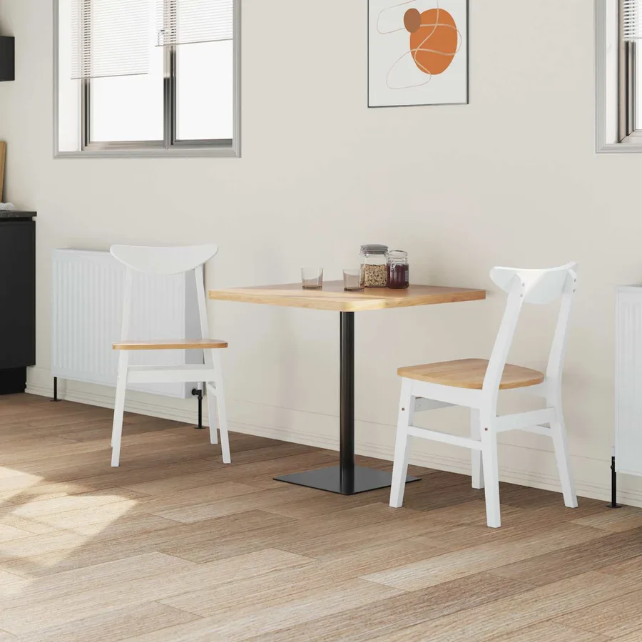 Chaises de salle à manger 2 pcs Blanc 42 x 47.5 x 81 cm - 3