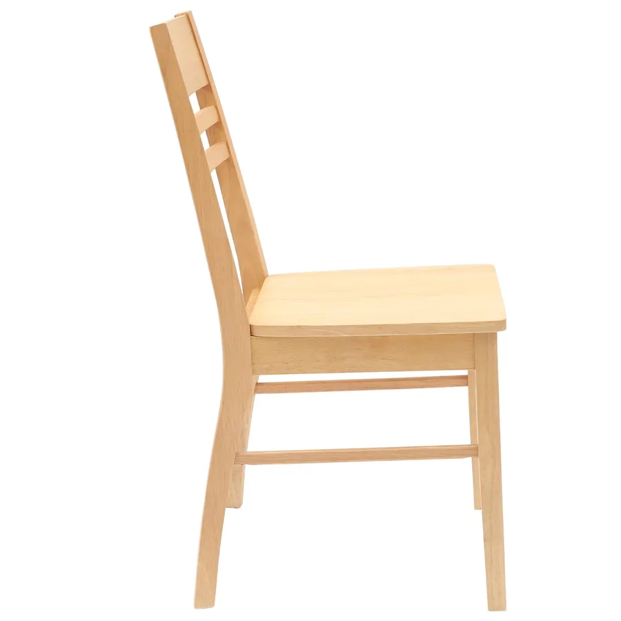 Chaises de salle à manger 2 pcs Naturel 43 x 54 x 89 cm - 6