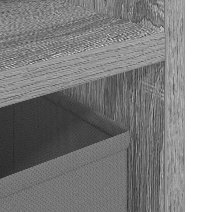 Basboard avec tiroir Gris Sonoma 102 x 32 x 48,5 cm - 8